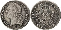 France 6 Sols, 1/20 ECU Coin, Louis XV, 1/20 Écu au bandeau (6 sols) -