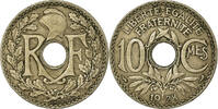 France 10 Centimes Coin, Lindauer, Paris, Copper-nickel -