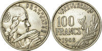 France 100 Francs Coin, Cochet, Copper-nickel, KM:919.1 -