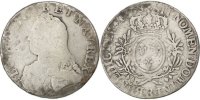 France Ecu Coin, Louis XV, Écu aux branches d'olivier, Rouen -