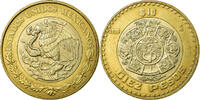 Mexico 10 Pesos Coin, Mexico City, Bi-Metallic, KM:616 -