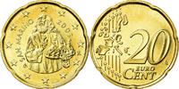 San Marino 20 Euro Cent Brass, KM:444 -