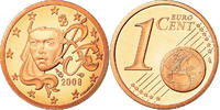 France Euro Cent Proof, Copper Plated Steel, KM:1282 -