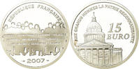 France 15 Euro Proof, Silver, KM:A1450 -