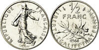 France 1/2 Franc Coin, Semeuse, Paris, Nickel, KM:931.1 -