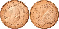 VATICAN CITY 5 Euro Cent Copper Plated Steel, KM:377 -