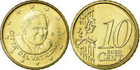 VATICAN CITY 10 Euro Cent Brass, KM:385 -