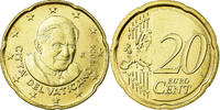 VATICAN CITY 20 Euro Cent Brass, KM:386 -