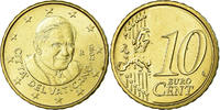 VATICAN CITY 10 Euro Cent Brass, KM:385 -