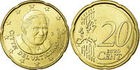 VATICAN CITY 20 Euro Cent Brass, KM:386 -