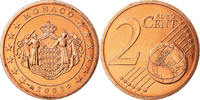 Monaco 2 Euro Cent Copper Plated Steel, KM:168 -
