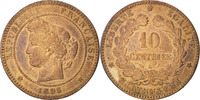 France 10 Centimes Coin, Cérès, Paris, Bronze, KM:815.1 -