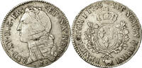 France Ecu Coin, Louis XV, Écu de Béarn au bandeau, Pau -