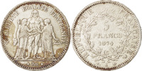 France 5 Francs Coin, Hercule, Bordeaux, Silver, KM:820.2 -