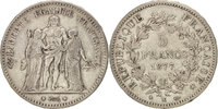France 5 Francs Coin, Hercule, Bordeaux, Silver, KM:820.2 -