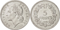 France 5 Francs Coin, Lavrillier, Paris, Nickel, KM:888 -