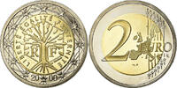 France 2 Euro BE, Bi-Metallic, KM:1289 -