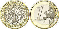 France Euro BE, Bi-Metallic, KM:1413 -