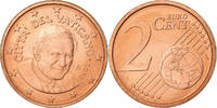 VATICAN CITY 2 Euro Cent BU, Copper Plated Steel, KM:376 -