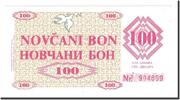 Bosnia - Herzegovina 100 Dinara Banknote, KM:6a -