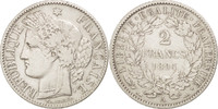 France 2 Francs Coin, Cérès, Paris, Silver, KM:817.1 -