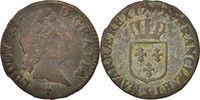 France 1/2 Sol Coin, Louis XV, Demi sol à la vieille tête, Reims -