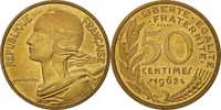 France 50 Centimes Coin, Aluminum-Bronze, KM:E110 -