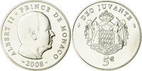Monaco 5 Euro Silver, Gadoury:3, KM:197 -