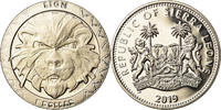 Sierra Leone Dollar Coin, Lion, British Royal Mint -