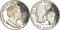 BRITISH VIRGIN ISLANDS Dollar Coin, Franklin Mint, Jubilé de saphir -