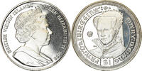 BRITISH VIRGIN ISLANDS Dollar Coin, Franklin Mint, Marie Tudor -