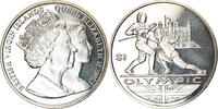 BRITISH VIRGIN ISLANDS Dollar Coin, Franklin Mint, Discipline Olympique -