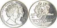 BRITISH VIRGIN ISLANDS Dollar Coin, Franklin Mint, Discipline Olympique -