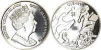 BRITISH VIRGIN ISLANDS Dollar Coin, Franklin Mint, Discipline Olympique -