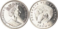 Isle of Man Crown Coin, Elizabeth II, Pobjoy Mint, Phoque gris -