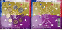 France 1 Cent to 2 Euro BU -