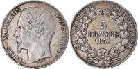 France 5 Francs 1852 A Coin, Napoléon III, Paris, Silver, KM:773.1 VF(30-35)