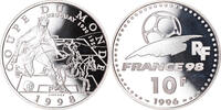 France 10 Francs Coin, Coupe du Monde - Uruguay, Paris, BE -
