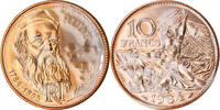 France 10 Francs Coin, François Rude, Paris, FDC -