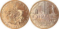 France 10 Francs Coin, Mathieu, Paris, Tranche B -
