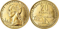 French Somaliland 20 Francs Coin, Paris, ESSAI -