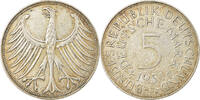 Federal Republic of Germany 5 Mark Coin, GERMANY - FEDERAL REPUBLIC, Hamburg, Silver -