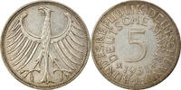 Federal Republic of Germany 5 Mark Coin, GERMANY - FEDERAL REPUBLIC, Stuttgart, Silver -