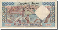 Algeria 10,000 Francs Banknote, 1955-11-18, KM:110 -