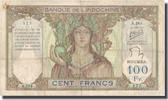 New Caledonia 100 Francs Banknote, UNDATED 1957, KM:42d -