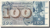Switzerland 100 Franken Banknote, 1972-01-24, KM:49n -