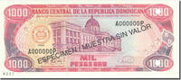 Dominican Republic 1000 Pesos Oro Banknote, 1996, Specimen, KM:158s1 -