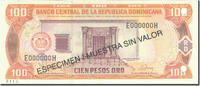 Dominican Republic 100 Pesos Oro Banknote, 1997, Specimen, KM:156s1 -
