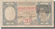 French Somaliland 20 Francs PMG -