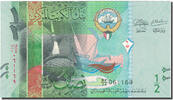 Kuwait 1/2 Dinar Banknote -